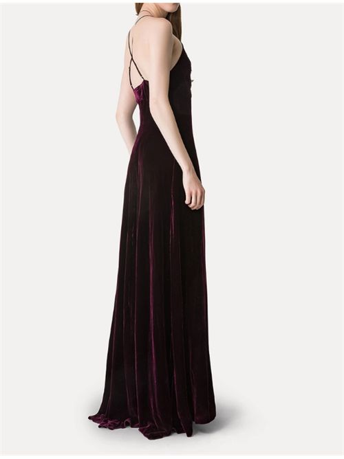 VELVET DRESS FORTE_FORTE | 14351_MY DRESSF48M.4018 BORDEAUX